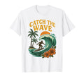 Surf Catch Wave Wave Surfer T-Shirt - Casual Everyday Wear for Adults - T-Shirt, Sweatshirt, Hoodie