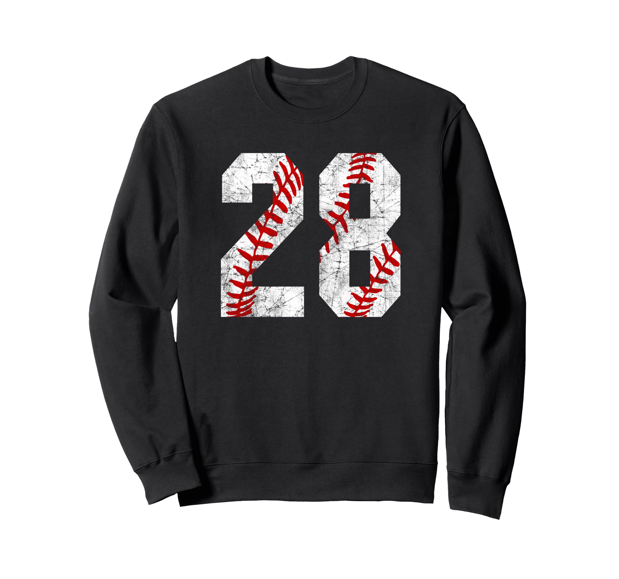 Baseball Mom 28 Jersey Baseball Sweatshirt - Fun Novelty Design Unisex - T-Shirt, Sweatshirt, Hoodie