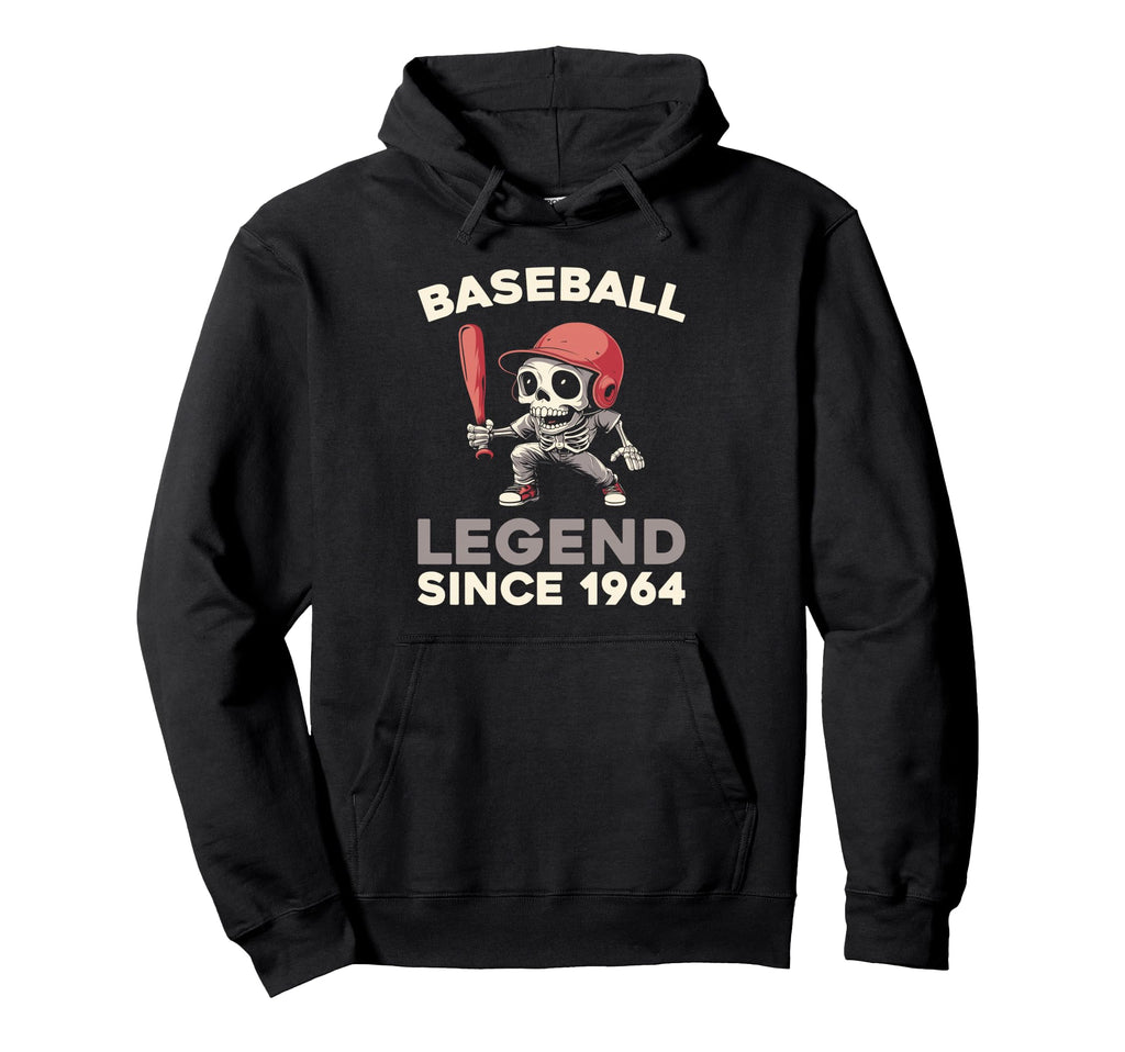 Born 1964 Player Team Sport Baseball Hoodie - Graphic Print Unisex - T-Shirt, Sweatshirt, Hoodie
