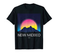 New Mexico Mountain Grid 80S 90S T-Shirt - Casual Everyday Wear Men Women - T-Shirt, Sweatshirt, Hoodie