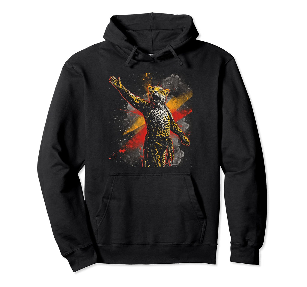 Japanese Aesthetic Y2K Leopard 2 Hoodie - Unique Graphic Unisex - T-Shirt, Sweatshirt, Hoodie