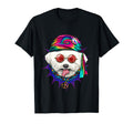 Tie Dye Hippie Bichon Frise Hippiness T-Shirt - Fun Novelty Design Unisex - T-Shirt, Sweatshirt, Hoodie