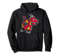Red Fire Dragon Roller Skate Hoodie - Graphic Print for Adults - T-Shirt, Sweatshirt, Hoodie