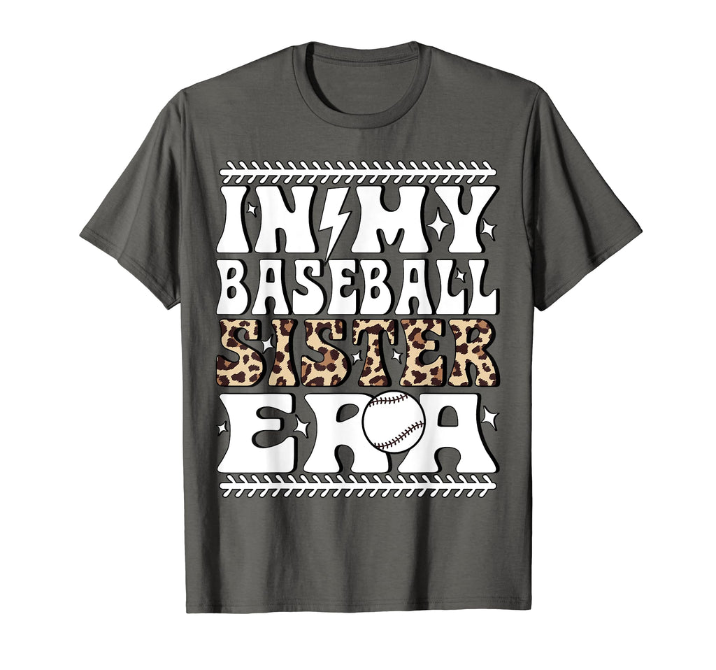 My Baseball Sister Era Groovy Sister T-Shirt - Unique Graphic for Adults - T-Shirt, Sweatshirt, Hoodie