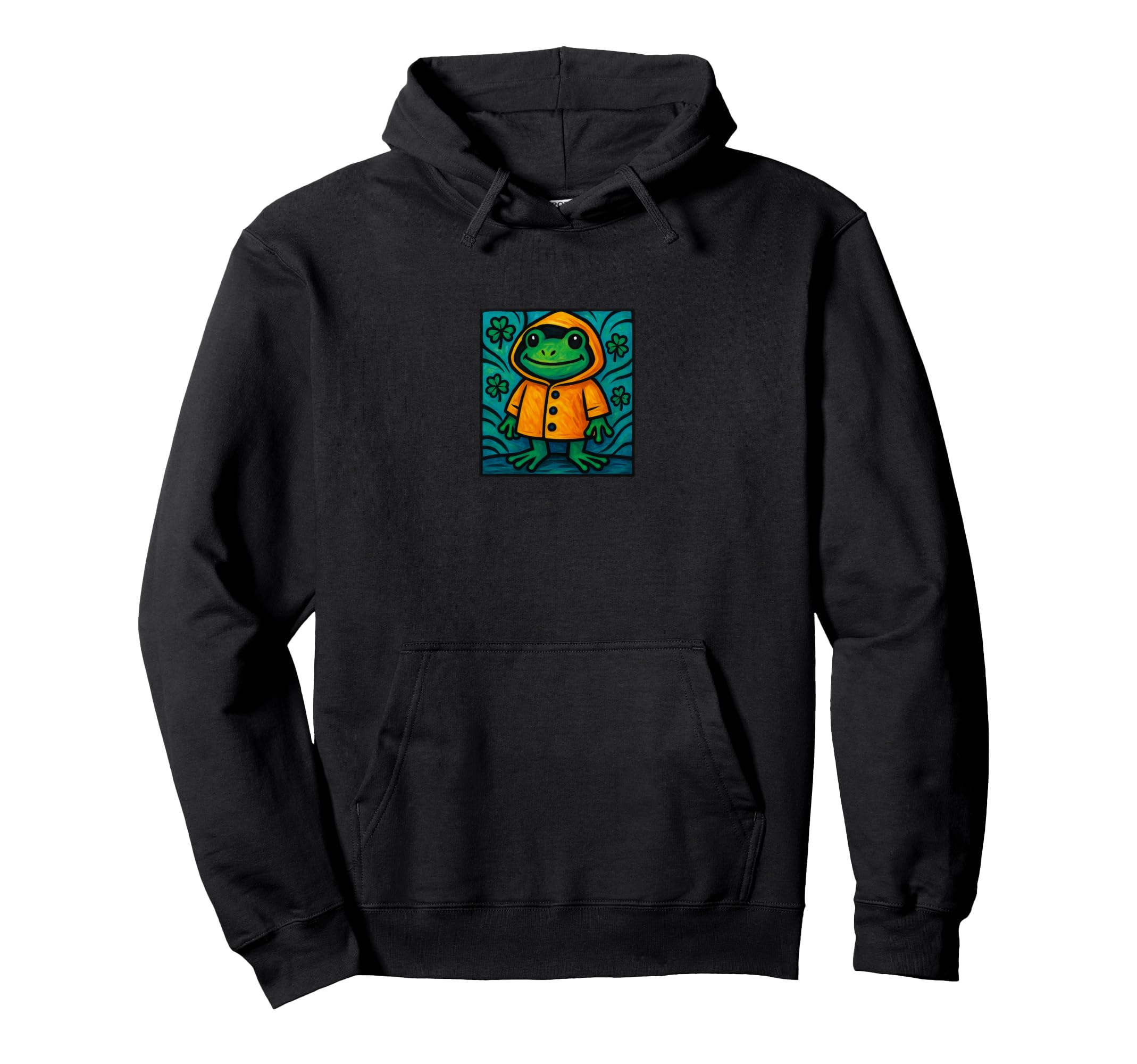 Rainy Frog Spring St Patricks Day Hoodie - Novelty Apparel Men Women - T-Shirt, Sweatshirt, Hoodie