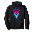 Glitch Fox Retrowave Synthwave Hoodie - Trendy Graphic for Adults - T-Shirt, Sweatshirt, Hoodie