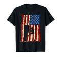 American Flag Distressed Rock Climber T-Shirt - Minimalist Print Unisex - T-Shirt, Sweatshirt, Hoodie