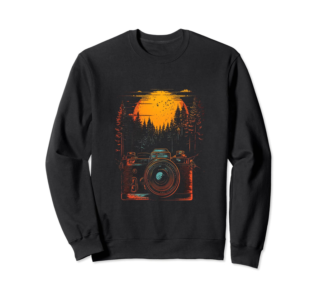 Photography Camera Forest Nature Sweatshirt - Novelty Apparel for Adults - T-Shirt, Sweatshirt, Hoodie