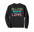 Hippie Bohemian Flower Power Peace Sweatshirt - Custom Art Print Unisex - T-Shirt, Sweatshirt, Hoodie
