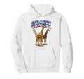 Giraffe 70S 90S Giraffe African Animal Hoodie - Aesthetic Graphic Unisex - T-Shirt, Sweatshirt, Hoodie