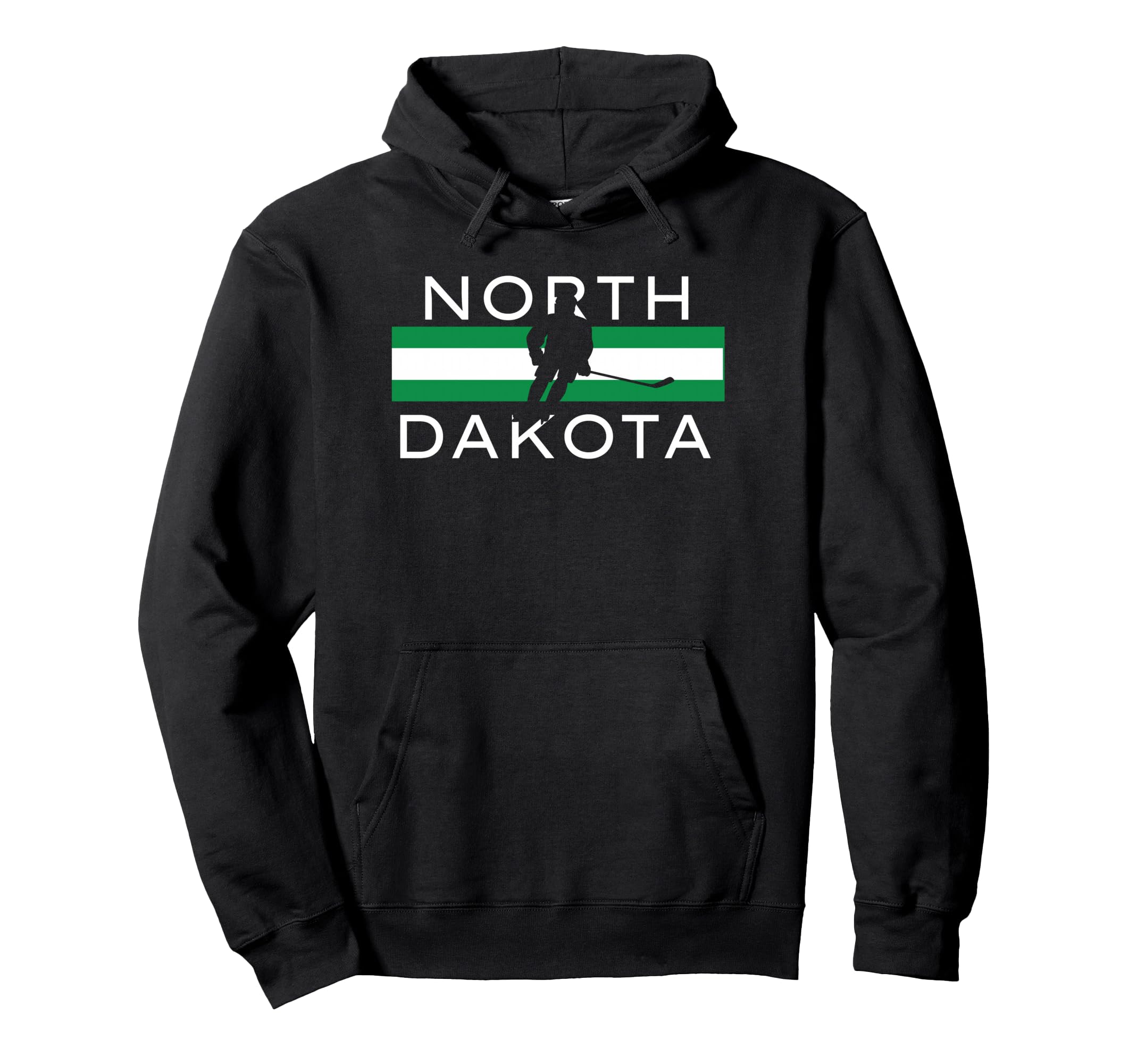 North Dakota Ice Hockey Player Forward Hoodie - Unique Graphic for Adults - T-Shirt, Sweatshirt, Hoodie