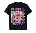 Baseball Mom Baseball Mama Mothers T-Shirt - Custom Art Print for Adults - T-Shirt, Sweatshirt, Hoodie