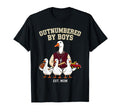 Outnumbered Est Mom Goose Football T-Shirt - Aesthetic Graphic Men Women - T-Shirt, Sweatshirt, Hoodie