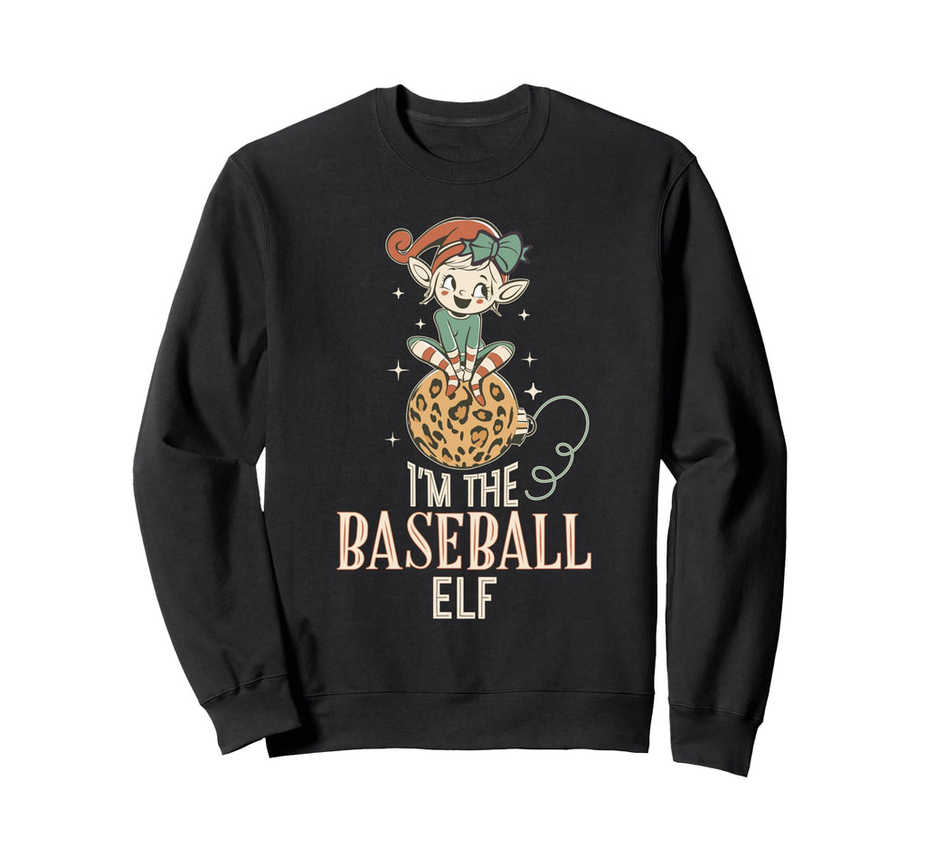 Im Baseball Elf Matching Family Sweatshirt - Custom Art Print Unisex - T-Shirt, Sweatshirt, Hoodie