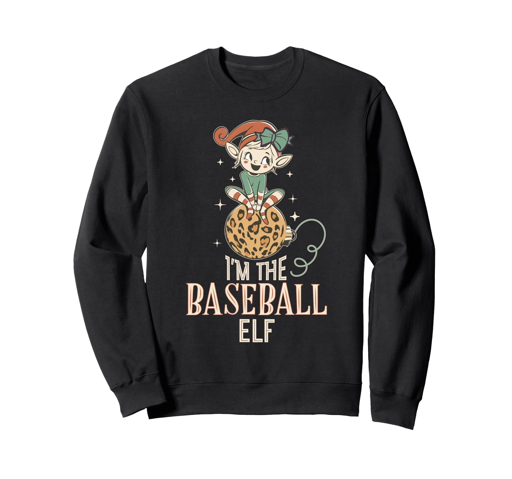Im Baseball Elf Matching Family Sweatshirt - Custom Art Print Unisex - T-Shirt, Sweatshirt, Hoodie