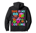 80S Party Costume Throwback Outfit Hoodie - Custom Art Print for Adults - T-Shirt, Sweatshirt, Hoodie