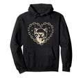 Y2K Cat Heart Emo Goth 90S 2000S Hoodie - Minimalist Print Men Women - T-Shirt, Sweatshirt, Hoodie