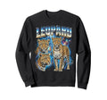 Leopard 80S Funny Leopard 90S Sweatshirt - Graphic Print Men Women - T-Shirt, Sweatshirt, Hoodie