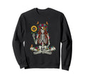 Skull Sunflower Floral Skeleton Sweatshirt - Trendy Graphic for Adults - T-Shirt, Sweatshirt, Hoodie