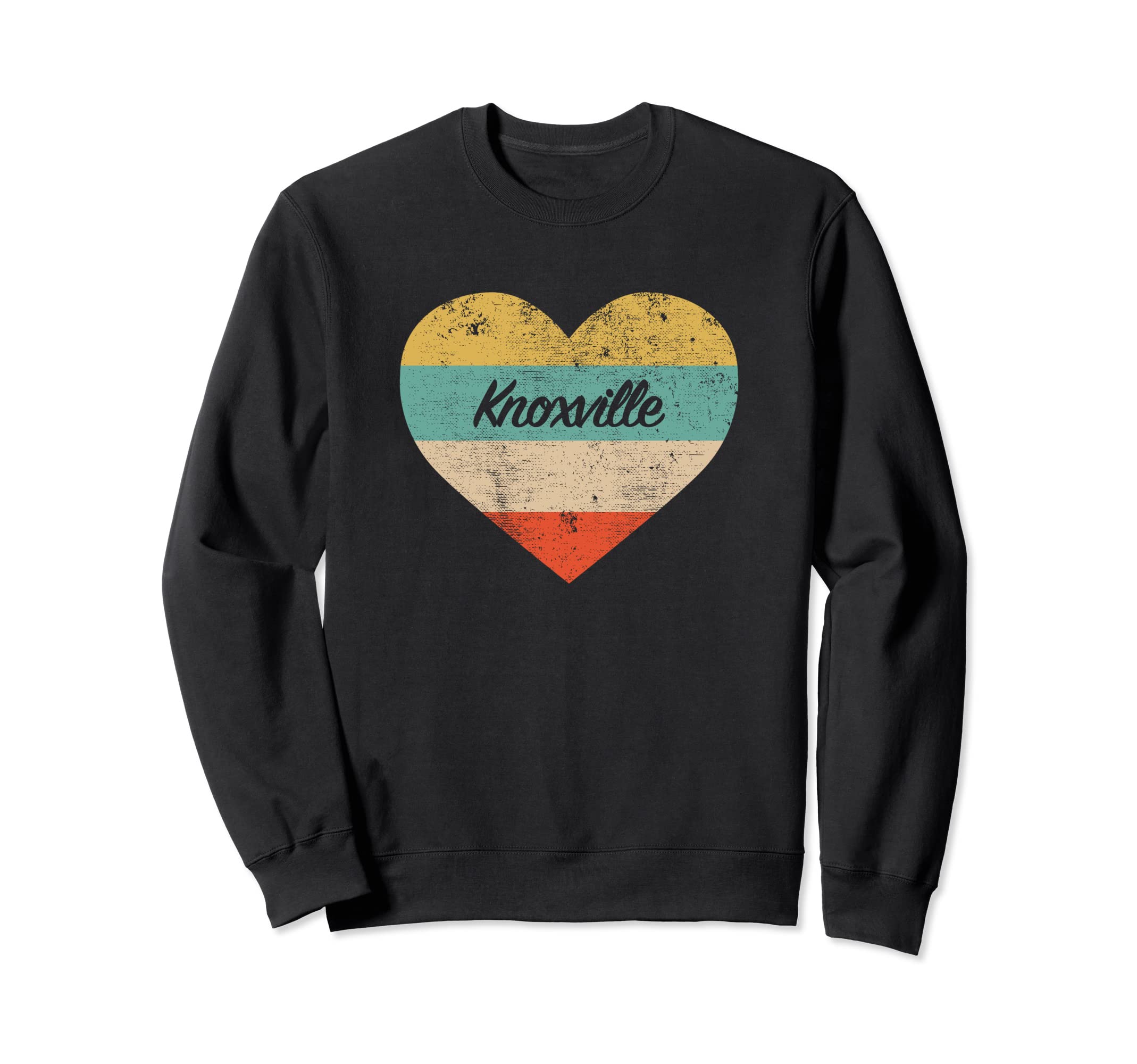 I Love Knoxville Tennessee Distressed Sweatshirt - Minimalist Print Unisex - T-Shirt, Sweatshirt, Hoodie