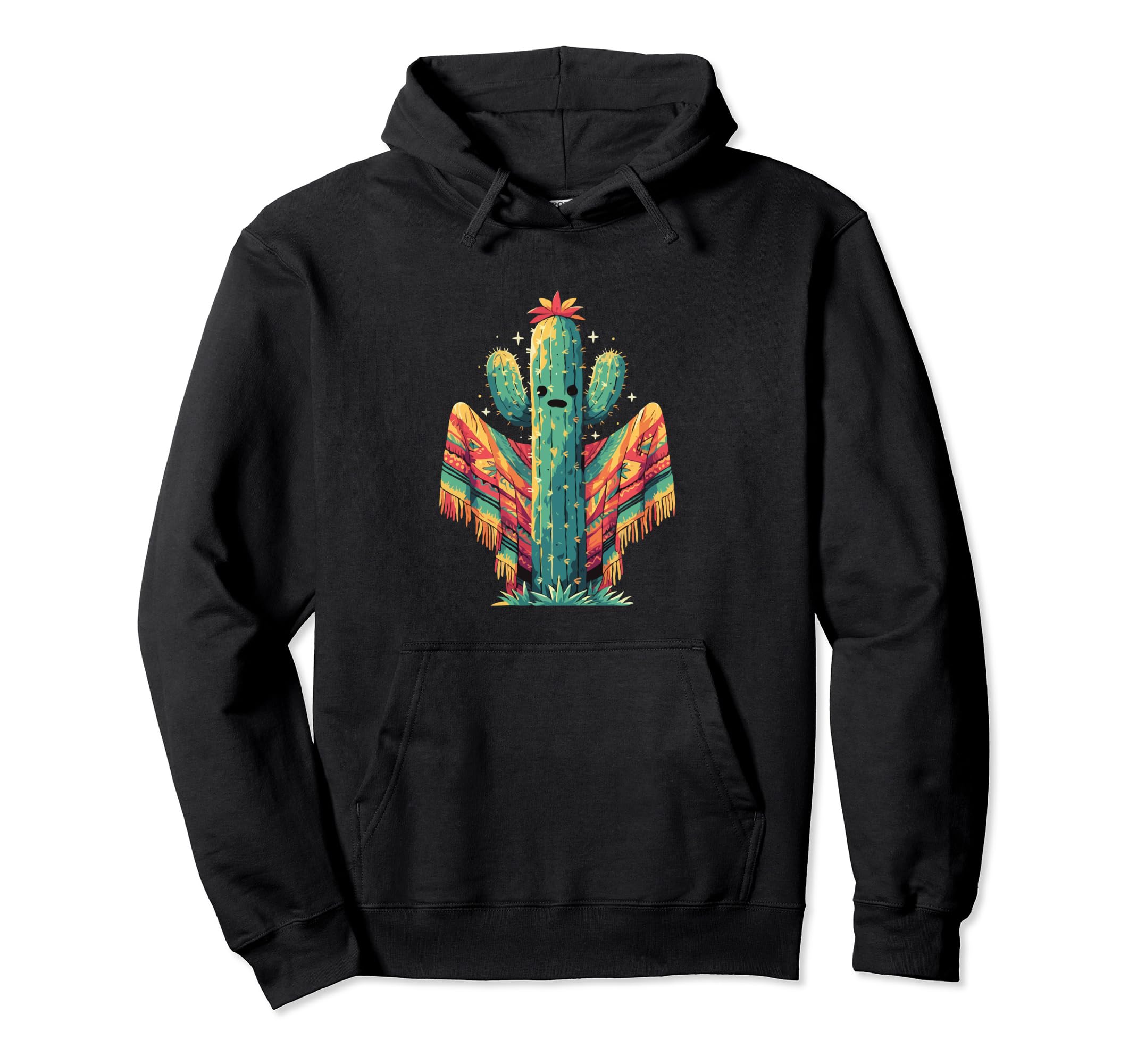 Cactus Serape Succulent Plant Cacti Hoodie - Novelty Apparel for Adults - T-Shirt, Sweatshirt, Hoodie
