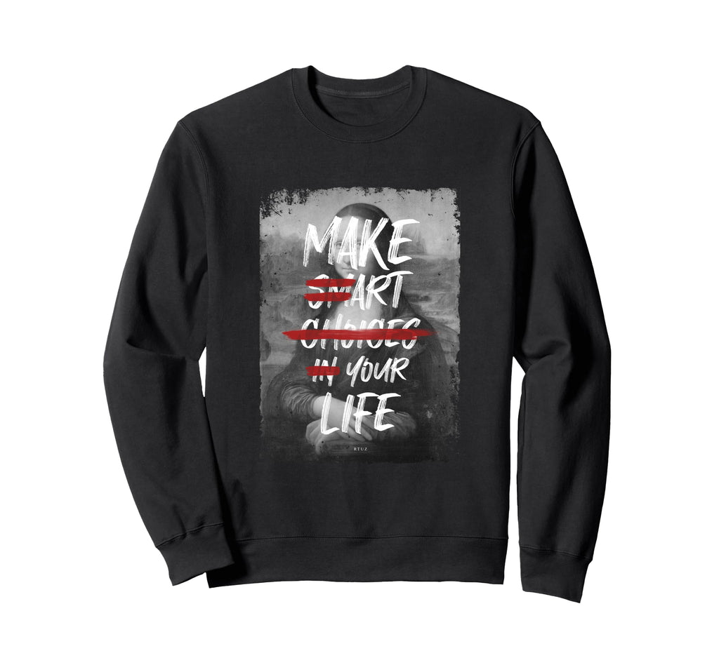 Mona Lisa Aesthetic Y2K Streetwear Sweatshirt - Streetwear Style Men Women - T-Shirt, Sweatshirt, Hoodie