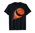 Basketball Ball Fire Basketball T-Shirt - Custom Art Print Men Women - T-Shirt, Sweatshirt, Hoodie