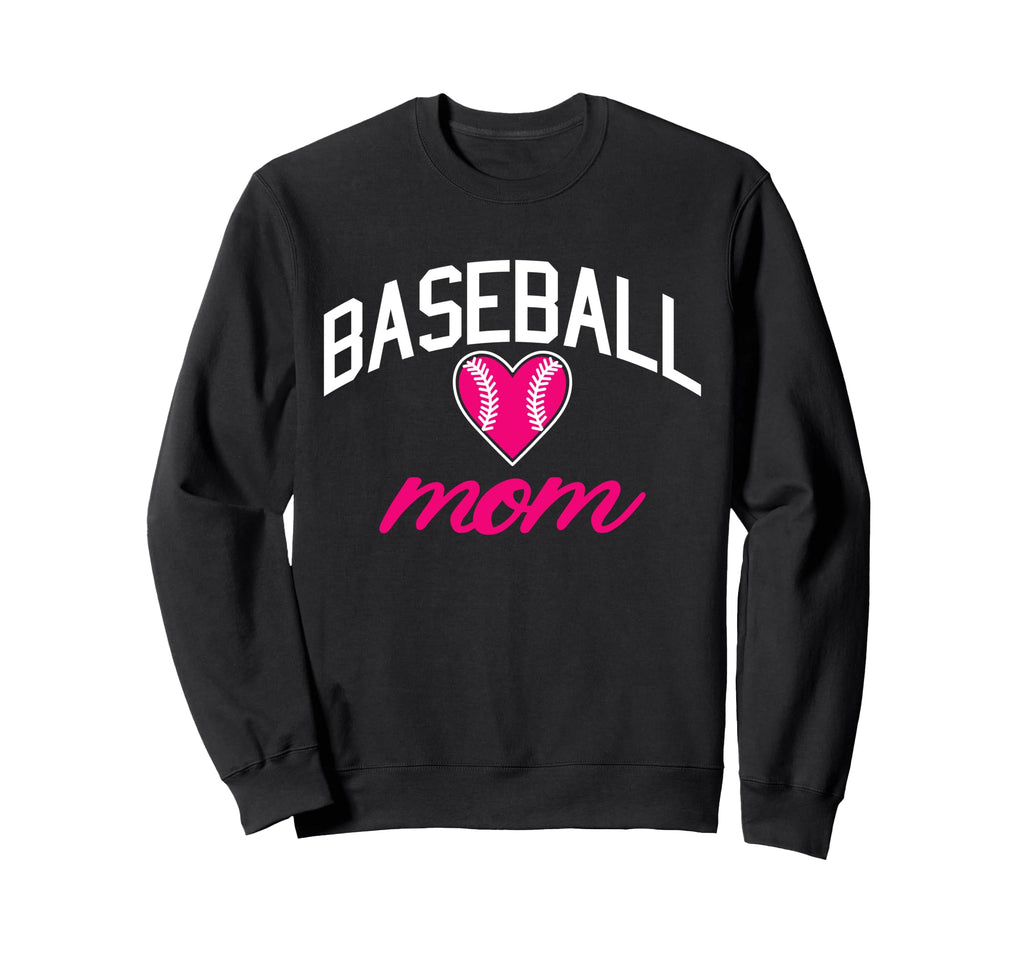Baseball Mom Sweatshirt - Unique Graphic Unisex - T-Shirt, Sweatshirt, Hoodie