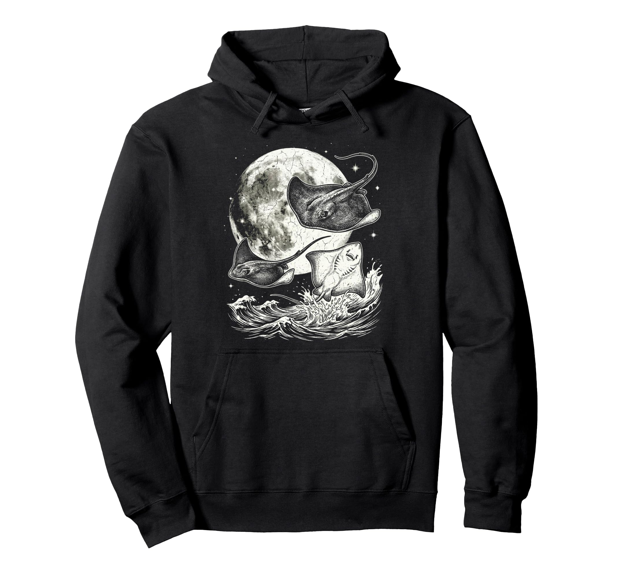 Stingray 90S Aesthetic Y2K Stingray Hoodie - Casual Everyday Wear Unisex - T-Shirt, Sweatshirt, Hoodie
