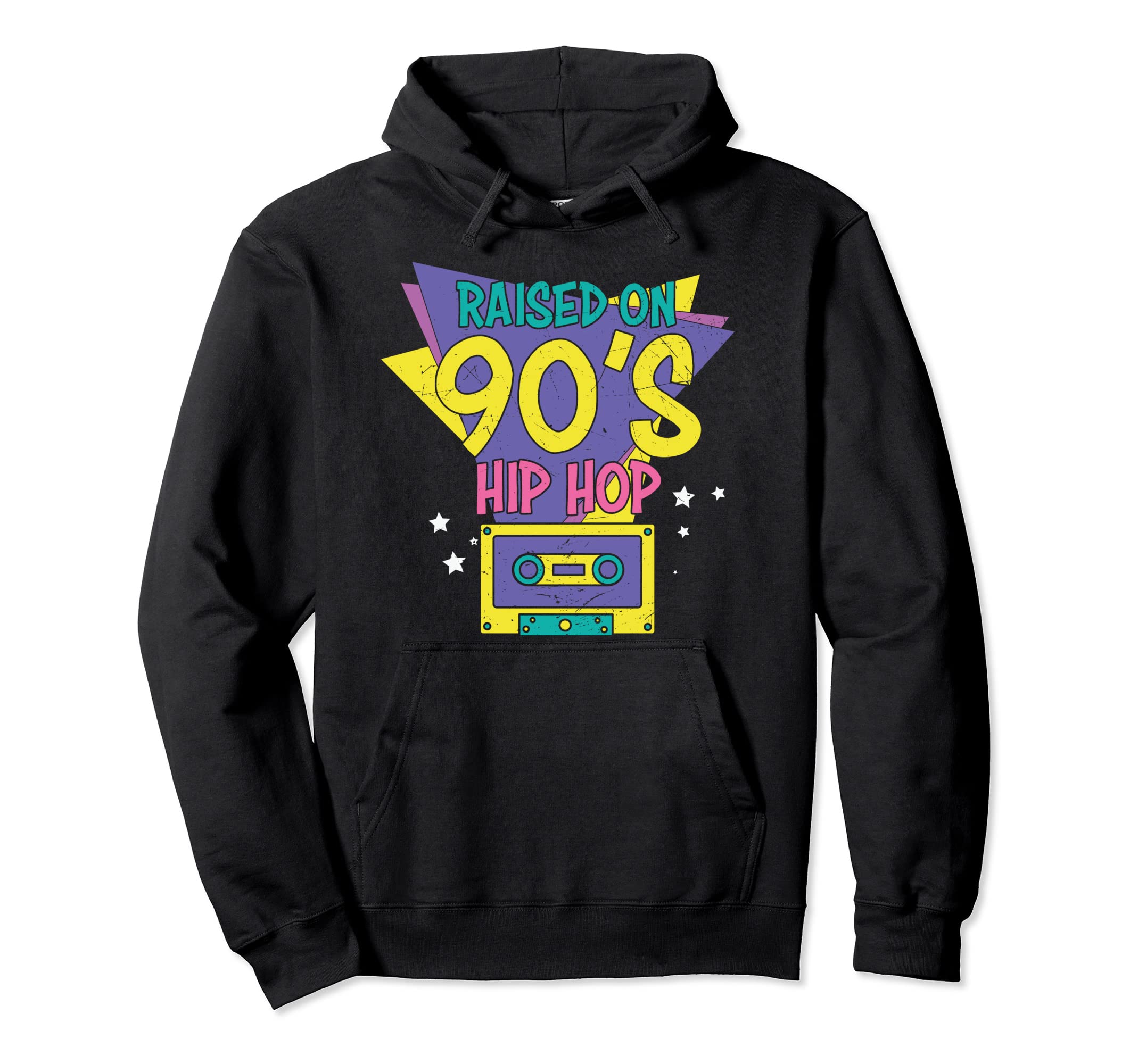 Old School Raised 90S Hip Hop Hoodie - Custom Art Print Men Women - T-Shirt, Sweatshirt, Hoodie