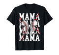 Baseball Mama Coquette Bow T-Shirt - Custom Art Print Men Women - T-Shirt, Sweatshirt, Hoodie