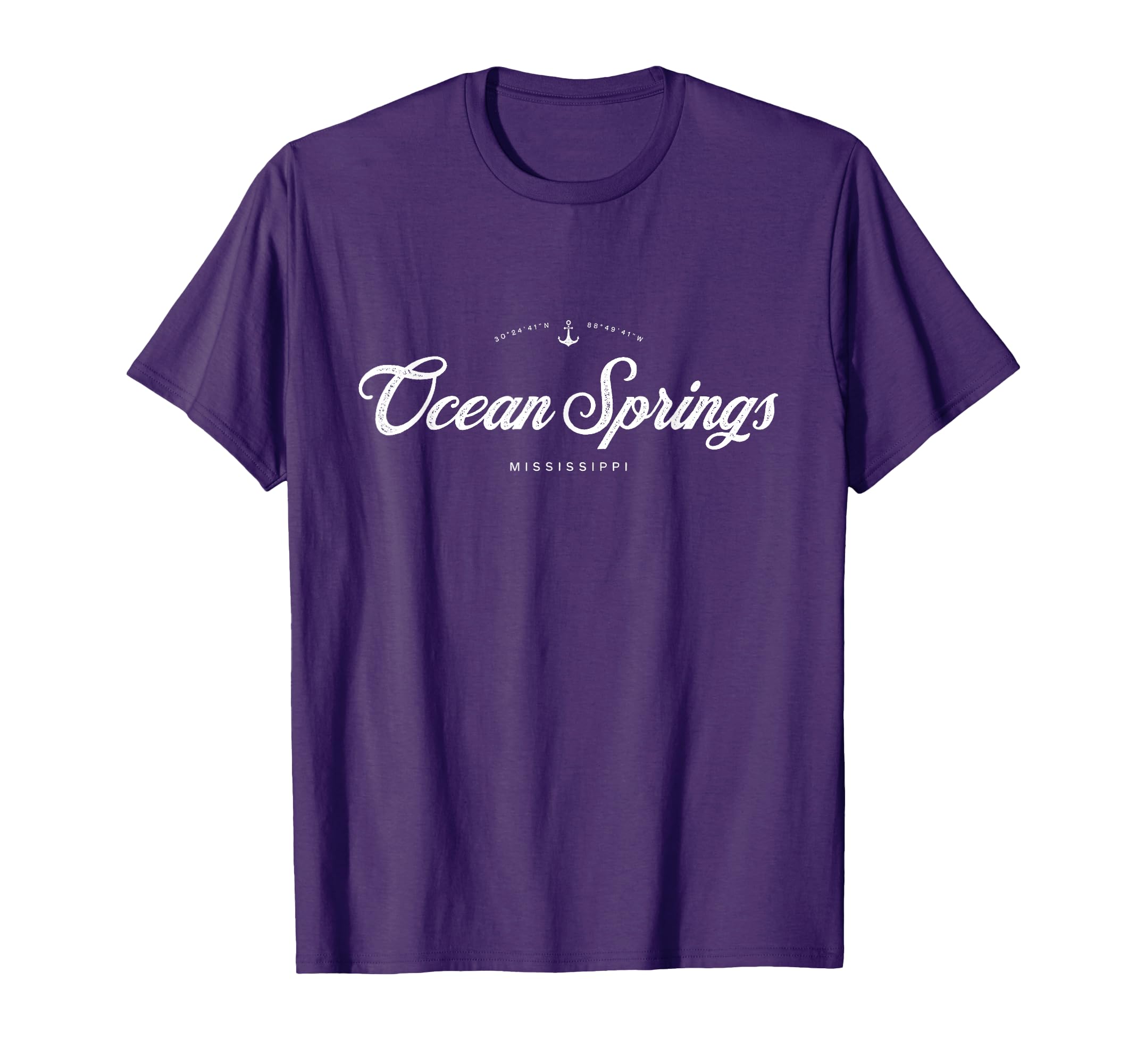 Ocean Springs Mississippi T-Shirt - Custom Art Print Unisex - T-Shirt, Sweatshirt, Hoodie