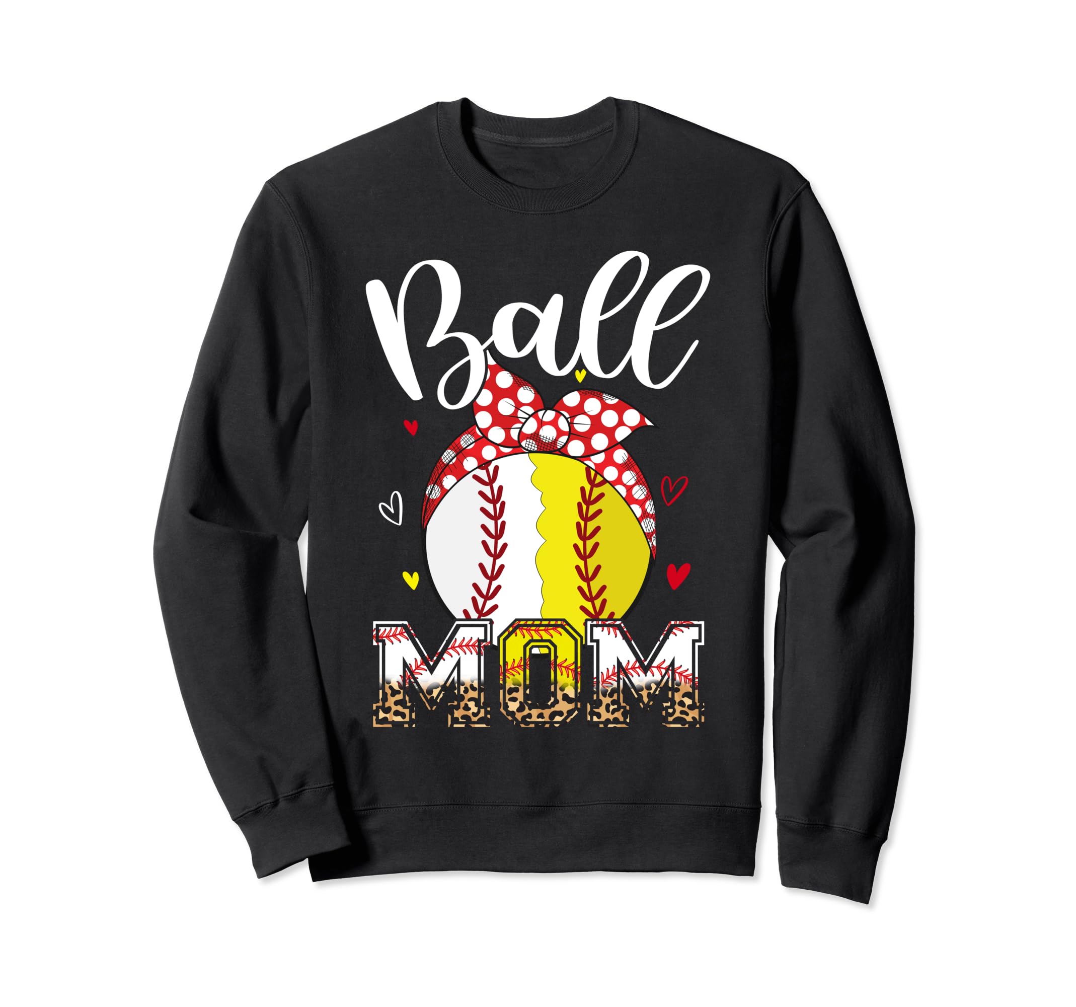 Ball Mom Softball Baseball Headband Sweatshirt - Custom Art Print Unisex - T-Shirt, Sweatshirt, Hoodie