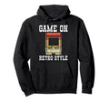80S Arcade Nostalgia Pixel Art Video Hoodie - Novelty Apparel Men Women - T-Shirt, Sweatshirt, Hoodie