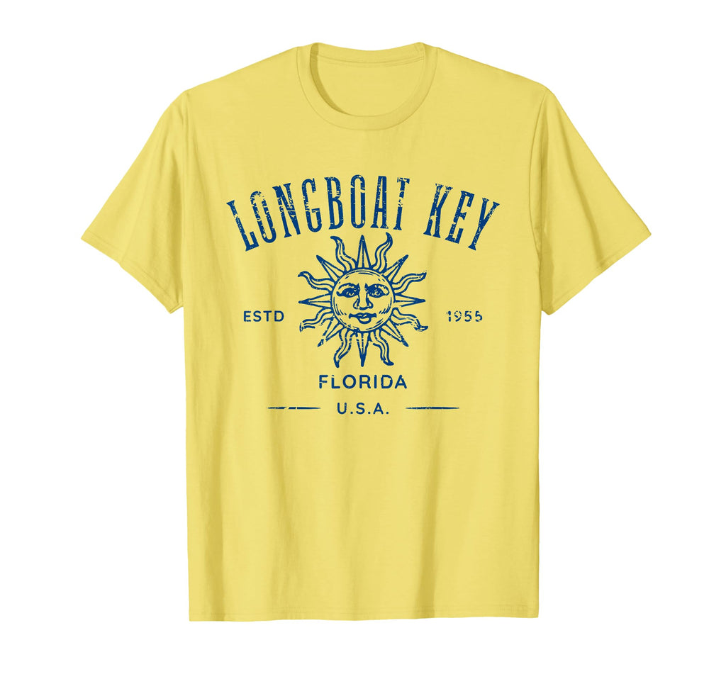 Longboat Key Florida Distressed Souvenir T-Shirt - Unique Graphic Men Women - T-Shirt, Sweatshirt, Hoodie