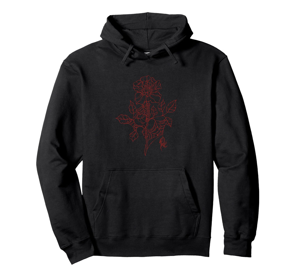 Emo Goth Alt Fairy Grunge Y2K Flower Hoodie - Unique Graphic for Adults - T-Shirt, Sweatshirt, Hoodie