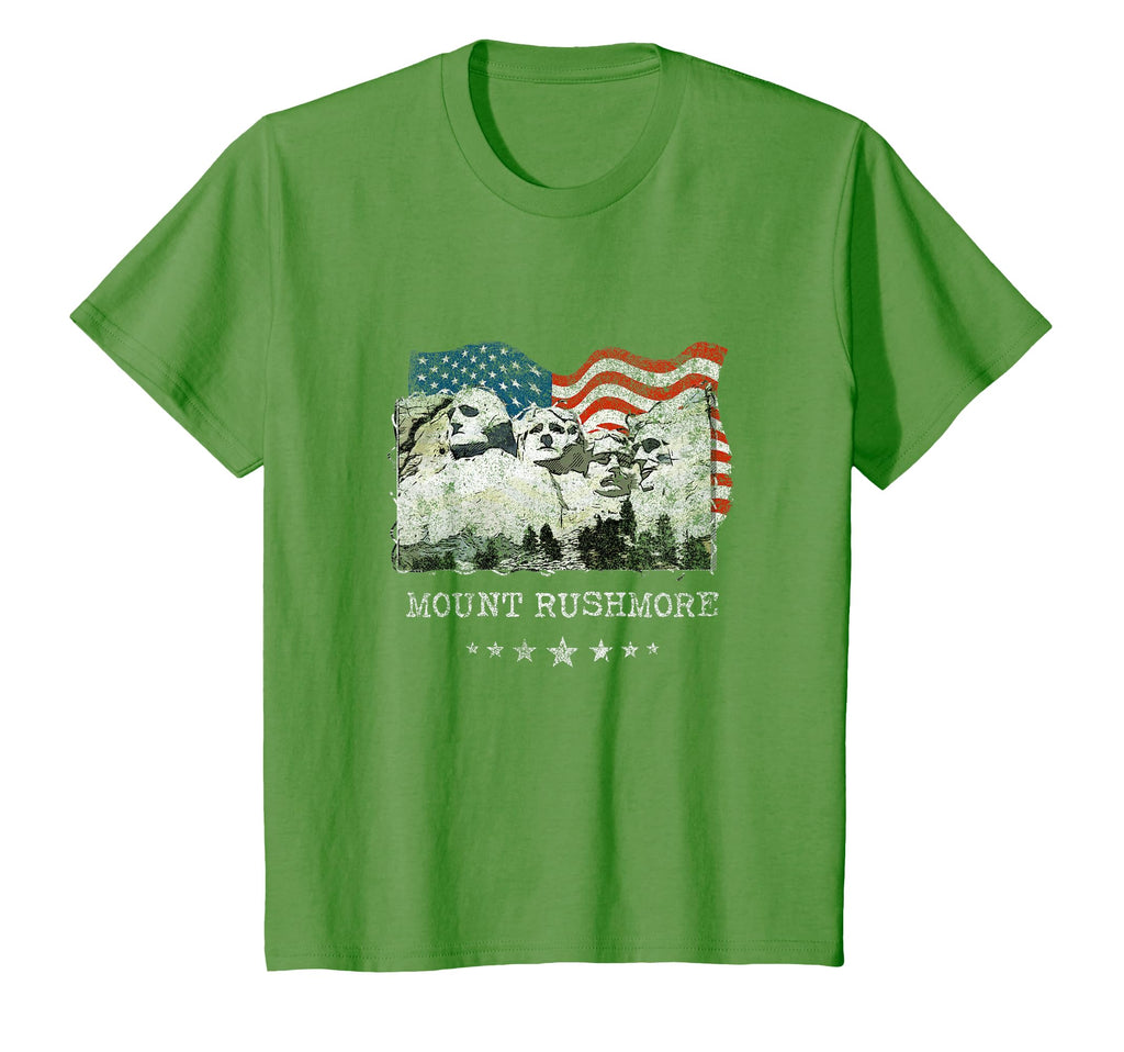 Mount Rushmore Distressed Patriots T-Shirt - Minimalist Print for Adults - T-Shirt, Sweatshirt, Hoodie