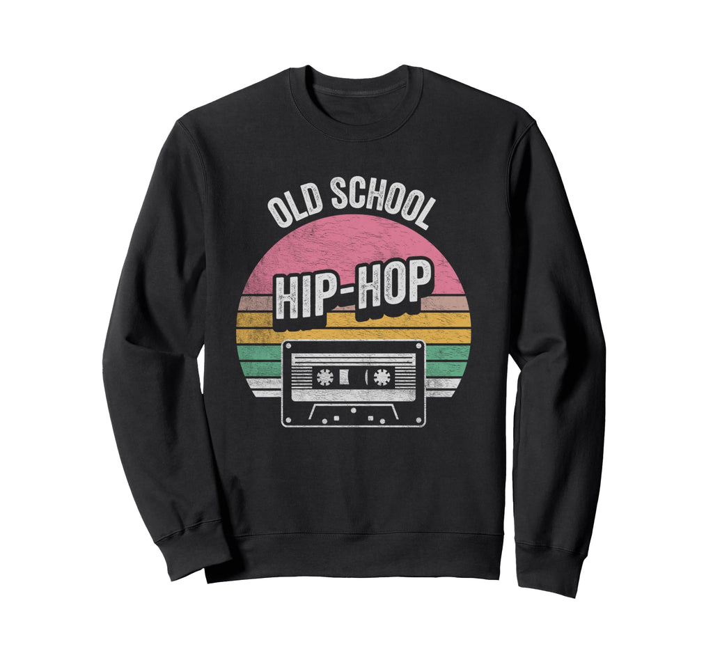 Old School Hip Hop Cassette Sweatshirt - Custom Art Print Men Women - T-Shirt, Sweatshirt, Hoodie