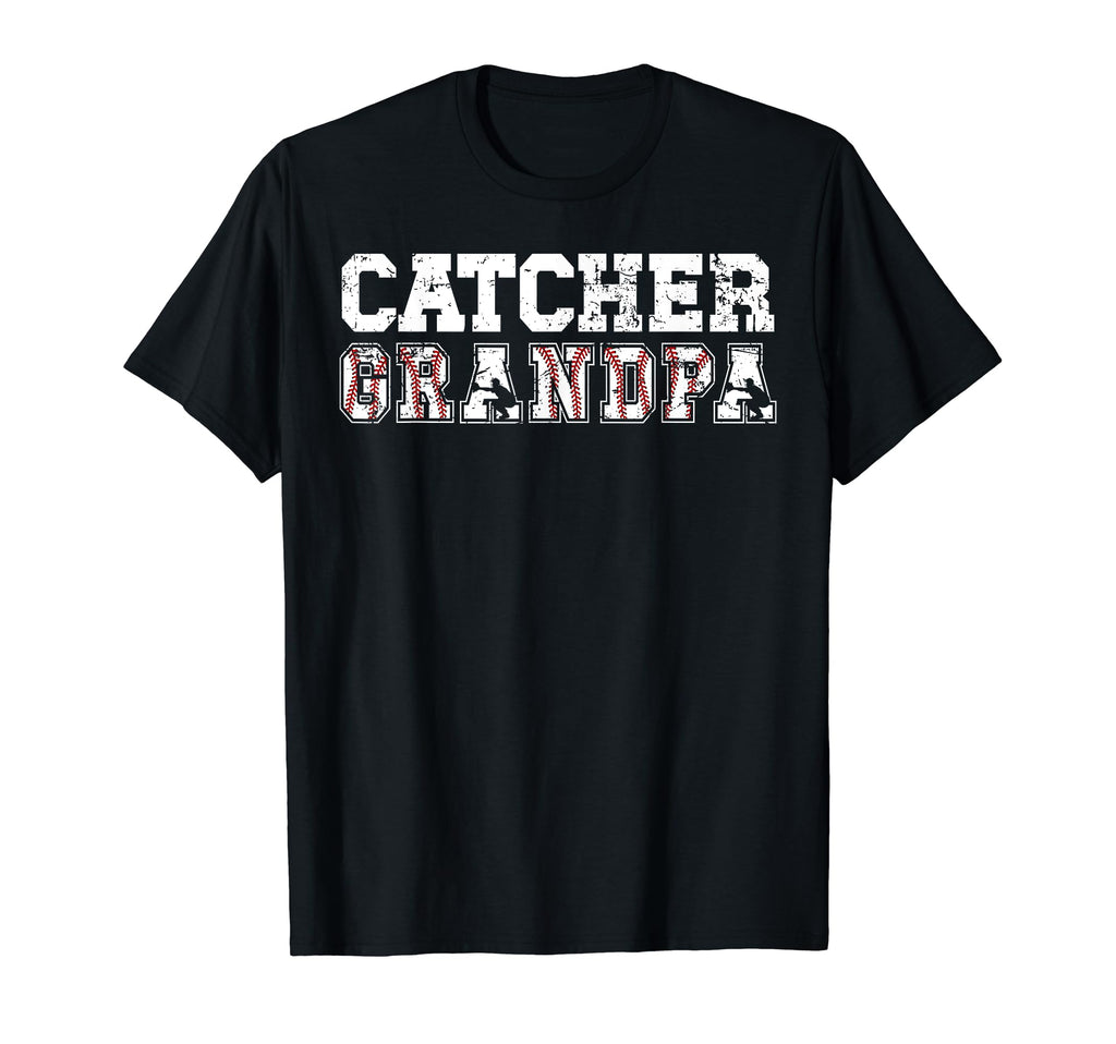 Baseball Catcher Grandpa Baseball T-Shirt - Trendy Graphic Men Women - T-Shirt, Sweatshirt, Hoodie