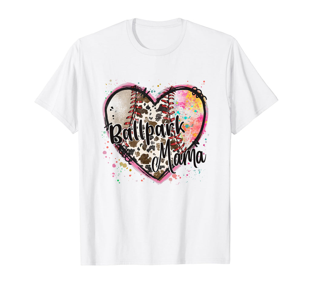Ballpark Mama Funny And Sweet Moms T-Shirt - Graphic Print Men Women - T-Shirt, Sweatshirt, Hoodie