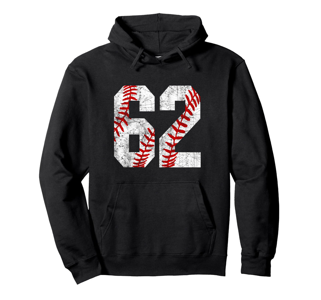 Baseball Mom 62 Jersey Baseball Favorite Hoodie - Aesthetic Graphic Unisex - T-Shirt, Sweatshirt, Hoodie