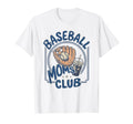 Baseball Moms Club Game Day Badge T-Shirt - Novelty Apparel Men Women - T-Shirt, Sweatshirt, Hoodie