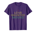 I Love Haunted Mound Bf Distressed T-Shirt - Aesthetic Graphic for Adults - T-Shirt, Sweatshirt, Hoodie