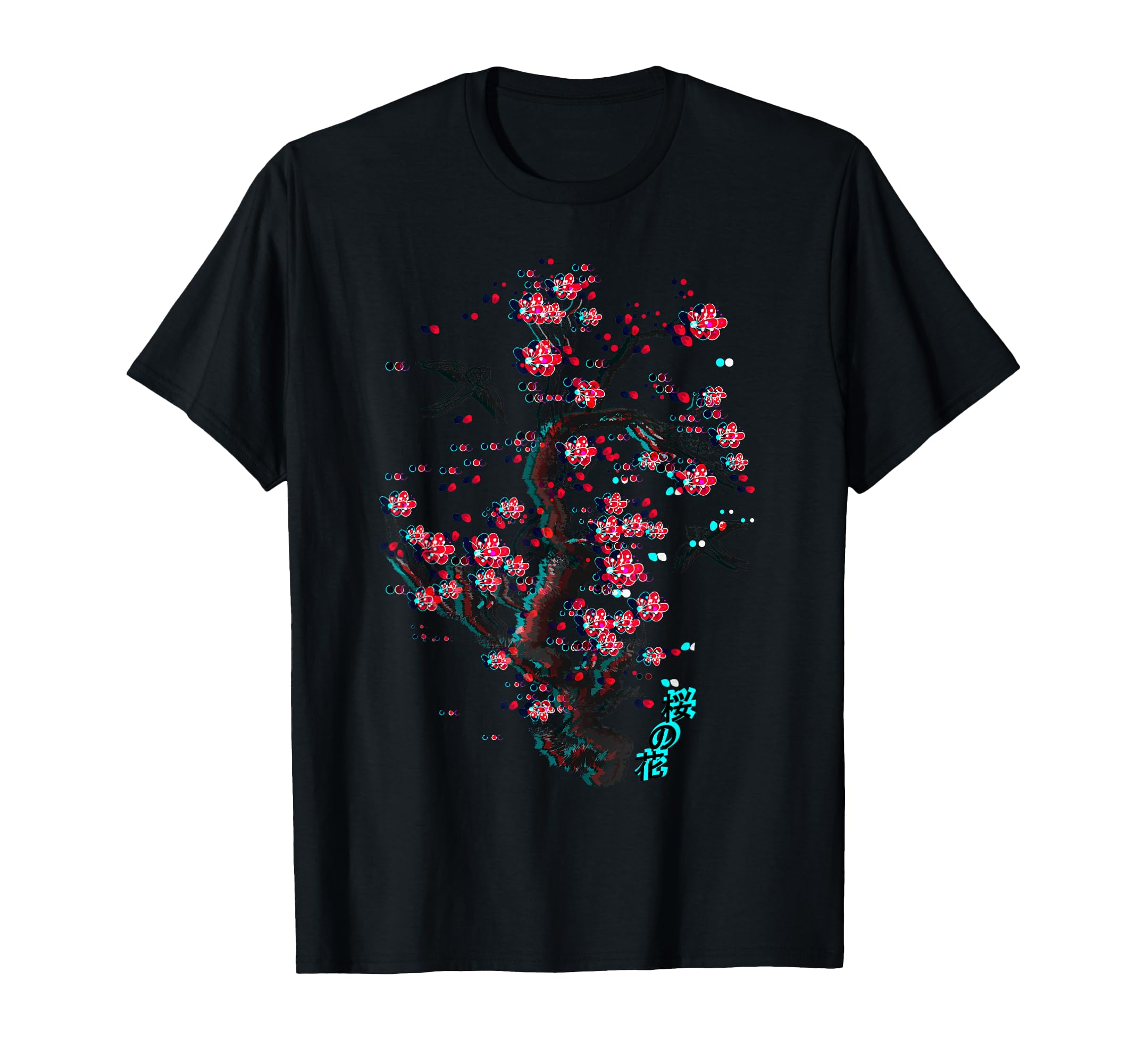 Cherry Blossom Japan 80S 90S Aesthetic T-Shirt - Graphic Print for Adults - T-Shirt, Sweatshirt, Hoodie