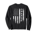 Grandpa American Flag Grandpa Gifts Sweatshirt - Trendy Graphic Unisex - T-Shirt, Sweatshirt, Hoodie