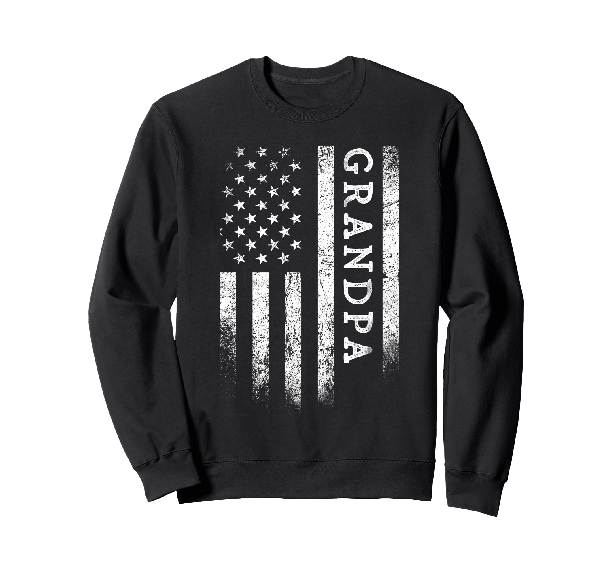Grandpa American Flag Grandpa Gifts Sweatshirt - Trendy Graphic Unisex - T-Shirt, Sweatshirt, Hoodie