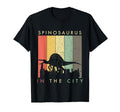 Distressed Spinosaurus City Dinosaur T-Shirt - Trendy Graphic Unisex - T-Shirt, Sweatshirt, Hoodie