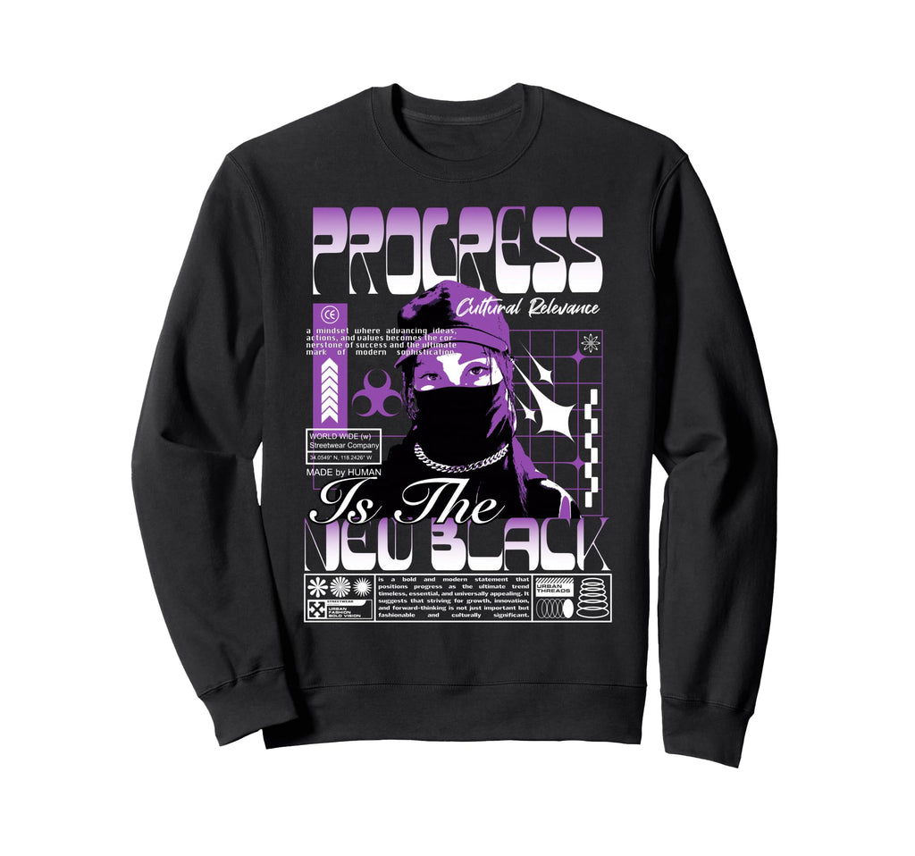 Y2K Japanese Bold Urban Graffiti Sweatshirt - Graphic Print for Adults - T-Shirt, Sweatshirt, Hoodie