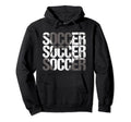Soccer Distressed Ball Team Soccer Hoodie - Trendy Graphic for Adults - T-Shirt, Sweatshirt, Hoodie