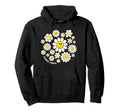 Flower Power Smile Face Flower Happy Face Hoodie - Minimalist Print Unisex - T-Shirt, Sweatshirt, Hoodie